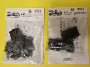 Kadee #830 G Scale Straight Centerset shank Body Mount Couplers - 2 Pair, NEW - Picture 1 of 2