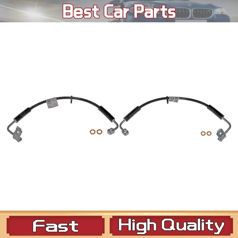 Manguera hidráulica de freno delantero de primera parada para Jeep Wrangler 2007-2010 2 piezas Dorman Foto 1 de 4