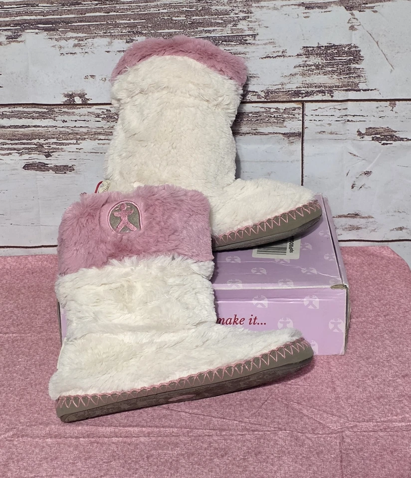 Botas deportivas Fern clásicas de piel sintética con tapa enrollable crema/rosa por dormitorio atletismo S Foto 1 de 4