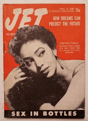 Jet Magazine April 16 1953 Dorothea Towles Church~1st Black Fashion Model Paris - Image 1 of 4