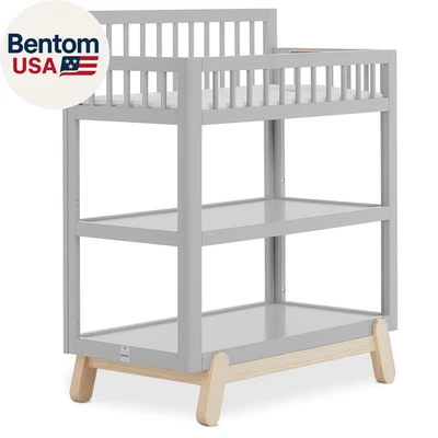 Hygge Baby Nusery пеленальный столик, приподнятые направляющие безопасности, водостойкий сменный столик - Изображение 1 из 4