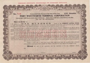 1930er Port Wentworth Terminal Co - Savannah & Atlanta Railroad, Central Georgia - Bild 1 von 1