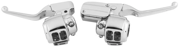 Kit de control de manillar Biker's Choice con audio/crucero 15 mm de diámetro cromado Foto 1 de 1