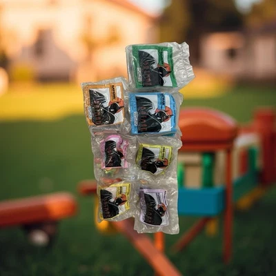 Lote de 7 piezas sellados juguetes Happy Meal Batman McDonald’s vintage Y2K Foto 1 de 4