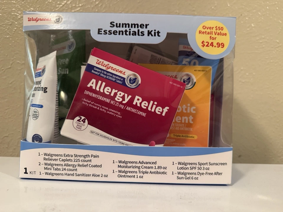 New!!!! Deal Walgreens summer essential kit over $50 retail value - Image 1 of 1