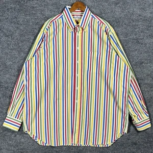 Maus & Hoffmann Hemd Herren Größe XL bunt gestreift Vintage Baumwolle USA Knopfleiste - Bild 1 von 19
