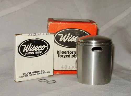 WISECO BULTACO 125 '76 PISTON KIT 53.5mm NEW NOS 401P8 Piston, rings & circlips - Image 1 of 4