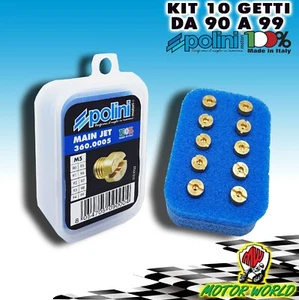 POLINI 360.0005 Set 10 Getti Massimo 5 mm Carburatore DELL'ORTO dal 90 al 99 - Imagen 1 de 1