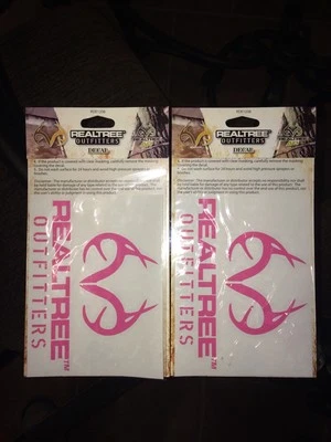 Lot Of 2 Realtree Outfitters Decal 6" Brand New - Image 1 of 3