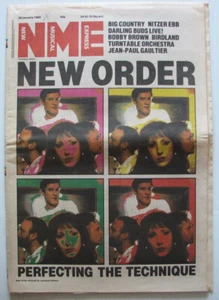 New Musical Express NME Jan 28 1989 NEW ORDER Sheena Easton Nitzer Ebb - Picture 1 of 1