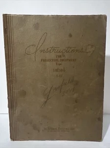 1950’s THE STRONG ELECTRIC CORP Projection Equipment Instructions: Type 14050-6 - Picture 1 of 21