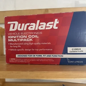Duralast Vehicle Electronics Ignition Coil Multipack 6 Coils C1595-6 - Picture 1 of 5