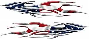 Calcomanías gráficas calcomanías adhesivas con estampado de vinilo de 20" AMERICAN FLAG para barco coche camión - Imagen 1 de 1