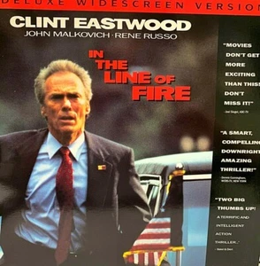 IN THE LINE OF FIRE (CLINT EASTWOOD) PREMIUM QUALITY USED LASERDISC (NM/EX) - Picture 1 of 2