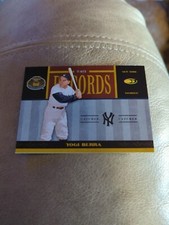 YOGI BERRA 2004 DONRUSS WORLD SERIES RECORDS CARD #RECORDS-2 /1000