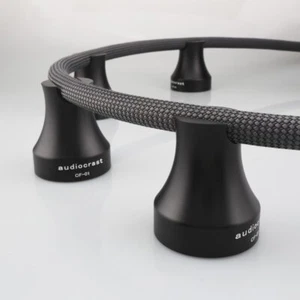 1pc Aluminum Alloy HIFI Cable Bracket Stand Holder Trestle Shock Absorber Foot - Picture 1 of 8