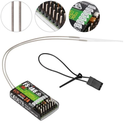 2,4 GHz 6 Kanal 6CH FS-iA6 Empfänger für Flysky i4 i6 i10 GT2E GT2F GT2B Sender - Bild 1 von 4
