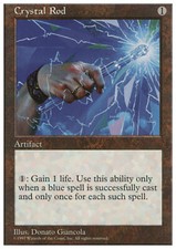 Magic the Gathering MTG Crystal Rod (361) Fifth Edition   LP