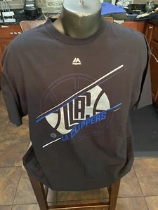 LA CLIPPERS NBA Lot Of 2 T Shirt MENS XL NEW Majestic/Adidas - Picture 1 of 8