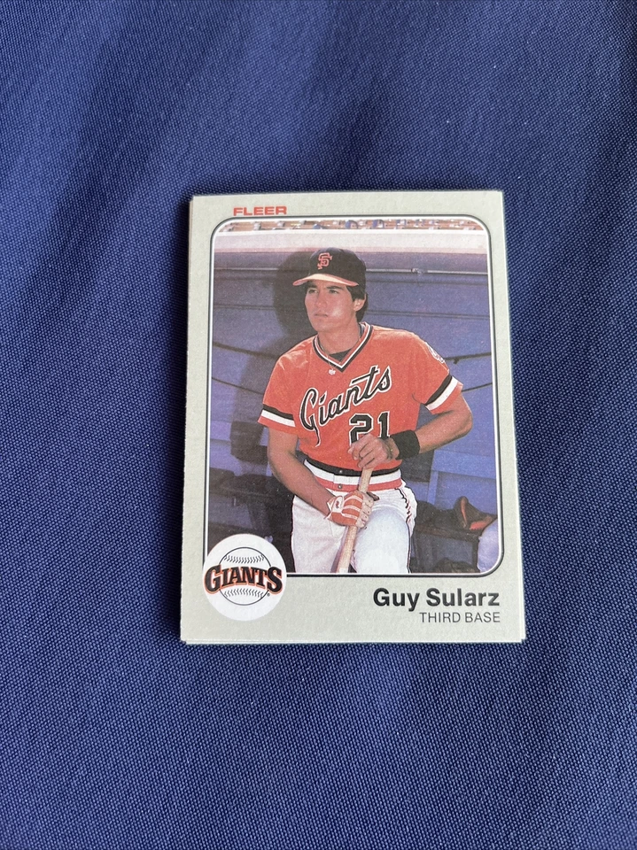 1983 Fleer San Francisco Giants Baseball Card #273 Guy Sularz - Image 1 of 1