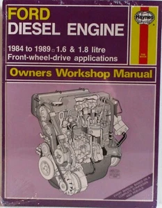 Haynes - Ford Diesel Engine 1984 A 1989 Proprietari Manuale Officina - Usato - Foto 1 di 7
