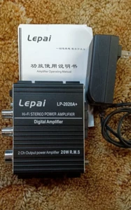 🔥20W & tiny!! LP-2020A+ Lepai Tripath Audio Mini Amp & Power Supply, Tested - Picture 1 of 1