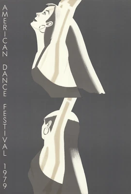 ALEX KATZ William Dunas Dance, Pamela-American Dance Festival SIGNED 29.5" x 20" - Image 1 of 2