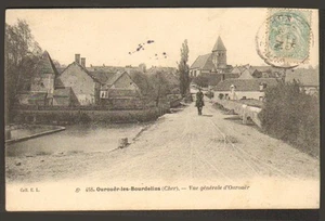 18 OUROUER-LES-BOURDELINS CARTE POSTALE VUE GENERALE 1905 - Picture 1 of 1