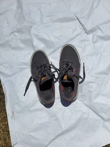 LEVI'S HERRENSCHUHE NIEDRIG TOP SCHNÜRSCHUHE MODISCHE SNEAKERS, Denim GRAU, GRÖSSE US8 Skater - Bild 1 von 12
