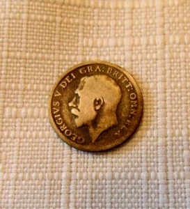 1920 George V Silver composition Sixpence Great Britian Coin - Picture 1 of 2