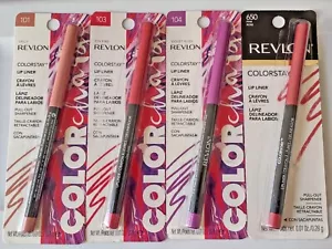 Revlon Colorstay Lip Liner Pencil w Sharpener Variety Color Shade Sealed Choice - Picture 1 of 10
