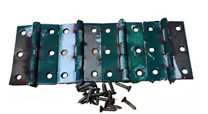 Lot of 4 Antique Door Hinges 2 X 3" - Picture 1 of 3