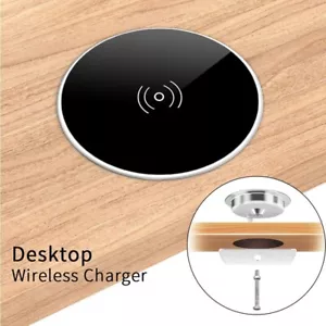 Fast Charging Office Desk Built in Desktop Furniture Embedded Wireless Charger - Picture 1 of 10