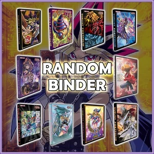 RANDOM BINDER PORTFOLIO | Kuriboh Hero DMG Kaiba Yugi God Jaden YuGiOh - Picture 1 of 1
