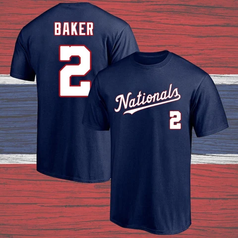 SALE!!! #2 Washington Team Nationals Baseball Team Gift Fan Unisex T-Shirt S-3XL Cover