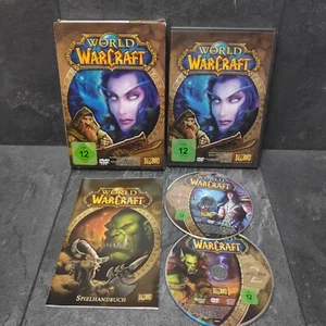 World Of WarCraft PC Juego Juego Completo En Alemán Blizzard 2 Discos - Imagen 1 de 8