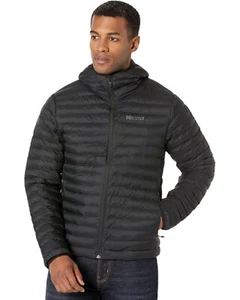 Marmot V8505 Men's Black Echo Featherless Puffer Hoody Size L - Picture 1 of 4