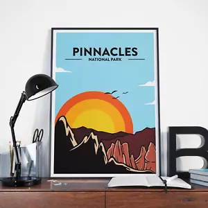 Pinnacles National Park Print Poster Wall Art (Unframed) - Picture 1 of 4