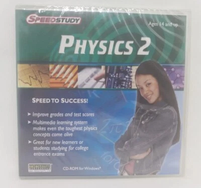 QuickStudy Physics 2 (PC) Windows 10 / 8 / 7 / Vista / XP * Brand New & Sealed - Image 1 of 2