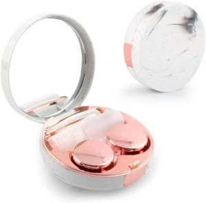 Rose Gold Contact Lens Case, Travel Case Cute Holder Kit with... - Picture 1 of 7