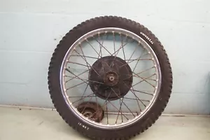 1951 BSA B34 ZB34 B31 B33 B32 PLUNGER 500 GOLDSTAR SINGLE *2543 FRONT WHEEL RIM - Picture 1 of 9