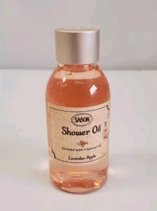 SABON Shower Oil Lavender Apple Enriched with 4 Natural Oils 100ml 3.52 FL Oz - Picture 1 of 2
