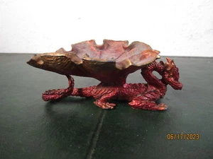 Pewter Dragon Ashtray - Picture 1 of 9