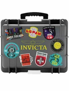 Invicta 3 Slot High Impact Watch Case w/Patch Design NEW USA - Picture 1 of 5