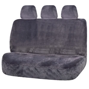 Universal Finesse Faux Fur Seat Covers - Universal Size 06/08H - Grey - Picture 1 of 6