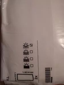 LILL Sheer curtains, 1 pair, white, 110x98 " White - Picture 1 of 4