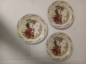 3 Vintage Vernon Kilns Frontier Days 6.25” Saucers - Picture 1 of 2