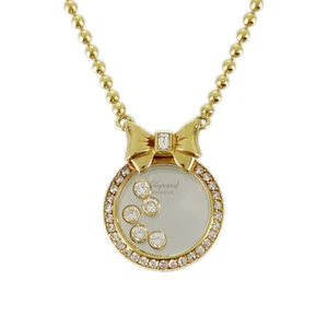 Chopard Happy Diamond Yellow gold diamond Necklace - Picture 1 of 13