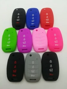 Rubber Fob Key Case Cover for KIA SPORTAGE SOUL SORENTO FORTE RIO OPTIMA SEDONA - Bild 1 von 77