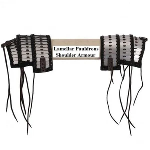 Lamellar Pauldrons - Schulterrüstung ideal für Nachstellung, LARP, Bühnenkostüm - Bild 1 von 1